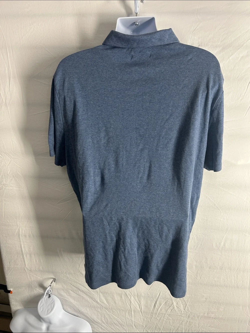 Banana Republic Men's Heather Blue Polo